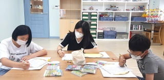 7.22일 파랑새지역아동센터 상담 관련사진